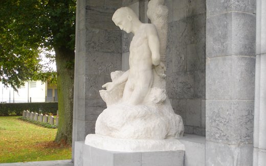 Ansicht der Kriegsgräberstätte Assevent