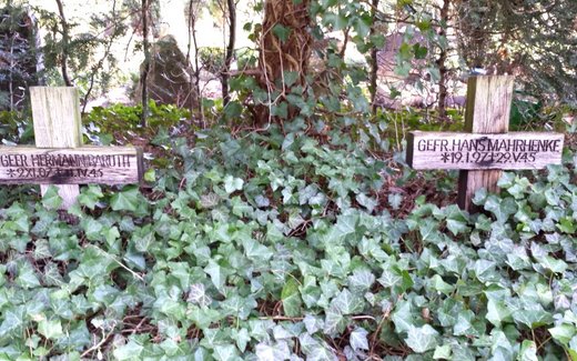 Ansicht der Kriegsgräberstätte Bad Bevensen, Ev.- luth. Friedhof