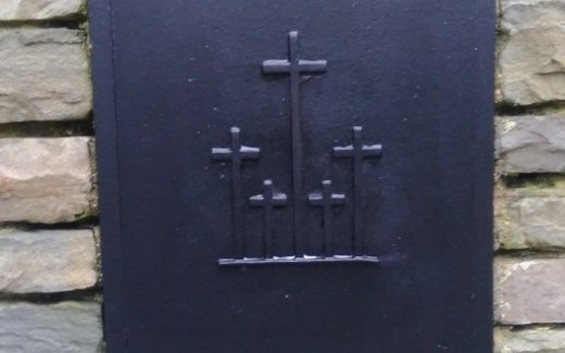 Ansicht der Kriegsgräberstätte Caix