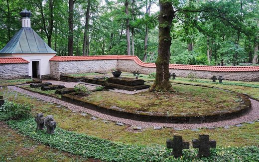 Ansicht der Kriegsgräberstätte Bad Homburg v. d. Höhe-Waldfriedhof