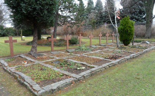 Ansicht der Kriegsgräberstätte Bautzen, Taucherfriedhof