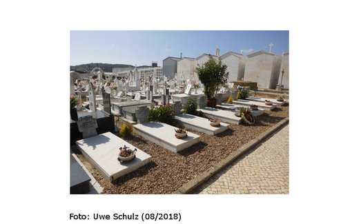 Ansicht der Kriegsgräberstätte Aljezur