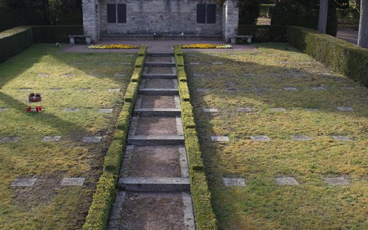 Ansicht der Kriegsgräberstätte Bad Liebenstein, kommunaler Friedhof