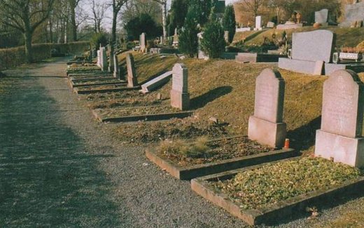 Ansicht der Kriegsgräberstätte Mainleus