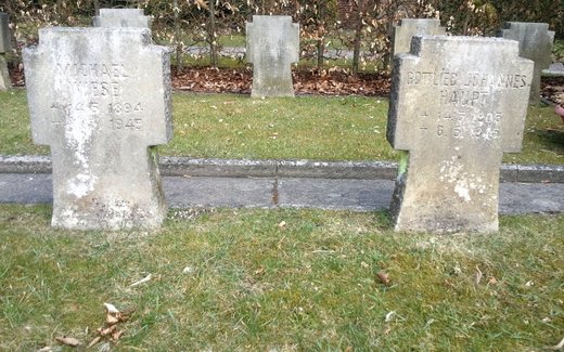 Ansicht der Kriegsgräberstätte Ganderkesee, Neuer Ev.- luth. Friedhof