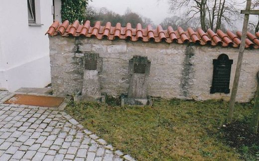 Ansicht der Kriegsgräberstätte Berching, städtischer Friedhof