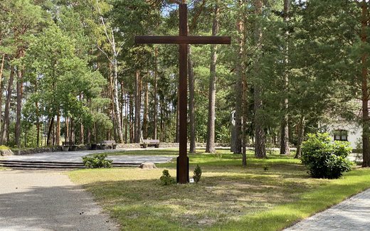 Ansicht der Kriegsgräberstätte Halbe