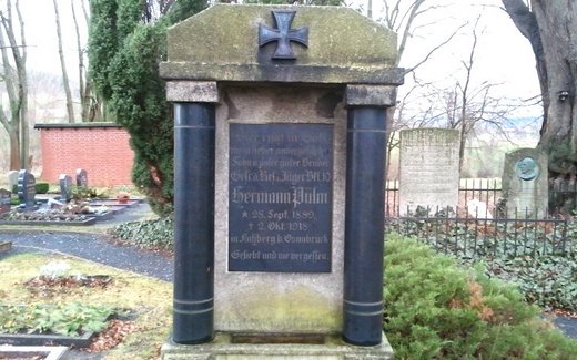 Ansicht der Kriegsgräberstätte Kalefeld - Echte, Gemeindefriedhof