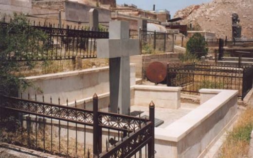 Ansicht der Kriegsgräberstätte Ararat