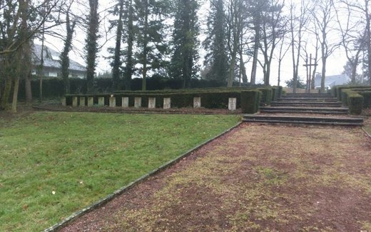 Ansicht der Kriegsgräberstätte Beckum-katholischer Friedhof