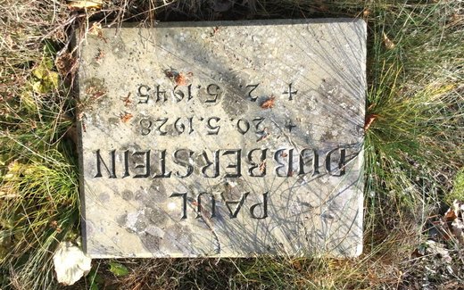 Ansicht der Kriegsgräberstätte Bergen/Dumme, Ev.- luth. Friedhof