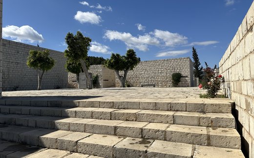 Ansicht der Kriegsgräberstätte Bordj-Cedria