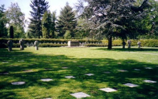 Ansicht der Kriegsgräberstätte Paderborn-Westfriedhof