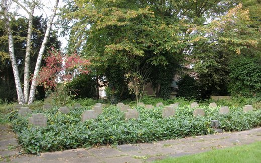 Ansicht der Kriegsgräberstätte Ibbenbüren-Alter Friedhof