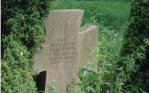 Ansicht der Kriegsgräberstätte Bagemühl, kirchl. Friedhof