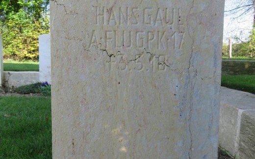 Ansicht der Kriegsgräberstätte Dainville