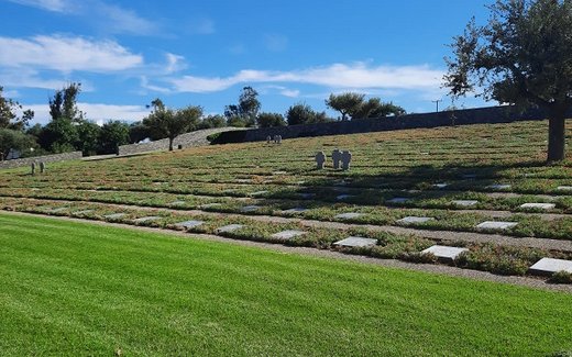 Ansicht der Kriegsgräberstätte Maleme
