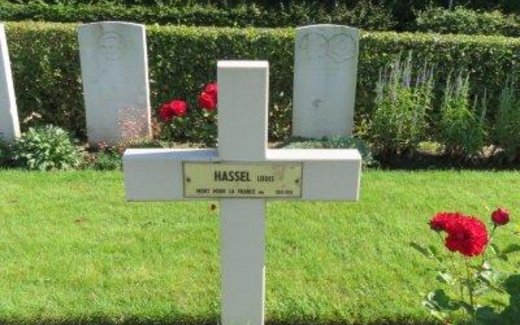 Ansicht der Kriegsgräberstätte Bailleul