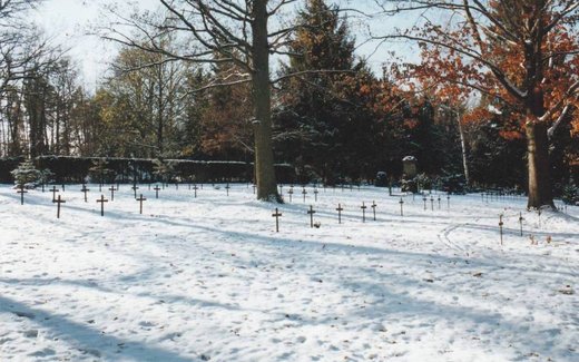 Ansicht der Kriegsgräberstätte Ansbach