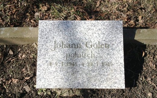 Ansicht der Kriegsgräberstätte Beierstedt, Gemeindefriedhof