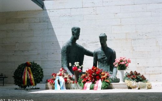 Ansicht der Kriegsgräberstätte Cassino