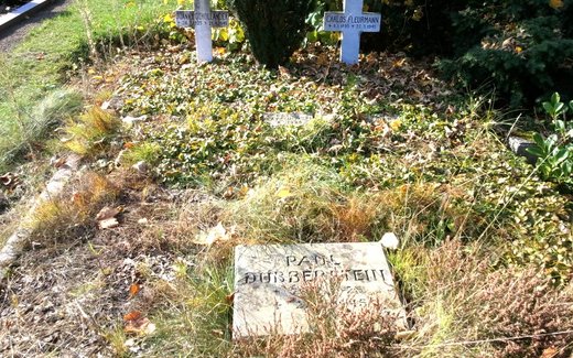 Ansicht der Kriegsgräberstätte Bergen/Dumme, Ev.- luth. Friedhof
