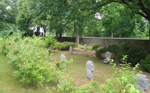 Ansicht der Kriegsgräberstätte Arensdorf b. Fürstenwalde/Spree
