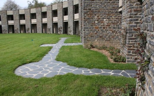 Ansicht der Kriegsgräberstätte Mont d'Huisnes