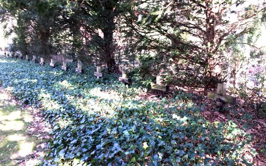 Ansicht der Kriegsgräberstätte Bad Bevensen, Ev.- luth. Friedhof