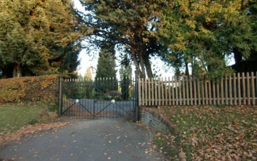 Ansicht der Kriegsgräberstätte Bad Sassendorf-Weslarn-Evangelischer Friedhof
