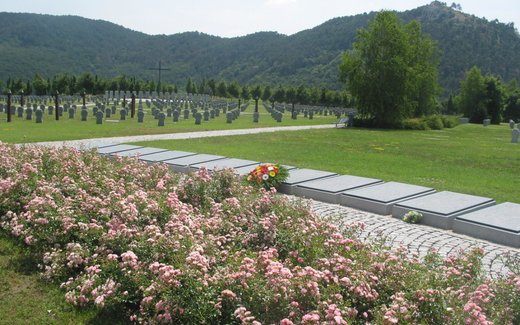 Ansicht der Kriegsgräberstätte Budaörs