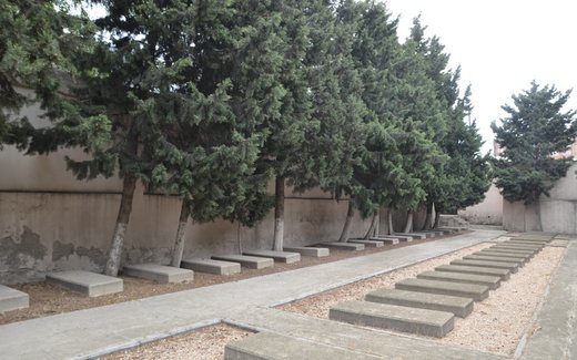 Ansicht der Kriegsgräberstätte Baku