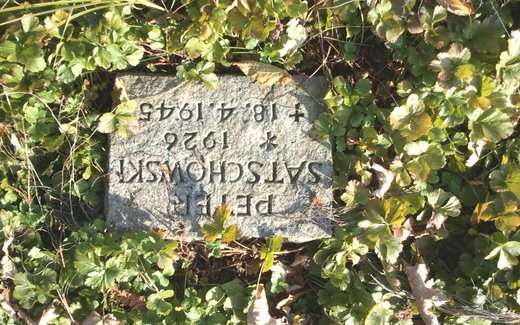 Ansicht der Kriegsgräberstätte Bergen/Dumme, Ev.- luth. Friedhof