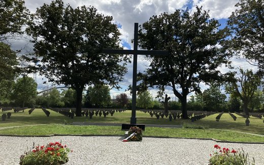 Ansicht der Kriegsgräberstätte Wien-Zentralfriedhof Gruppe 97