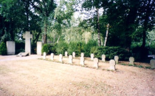 Ansicht der Kriegsgräberstätte Aachen-Verlautenheide