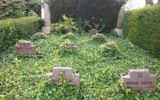Ansicht der Kriegsgräberstätte Bad Fallingbostel, Ev. - luth. Friedhof Vogteistr.