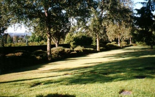 Ansicht der Kriegsgräberstätte Aarhus