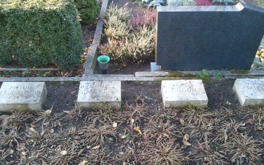 Ansicht der Kriegsgräberstätte Garbsen - Osterwald, Ev. Friedhof Robert-Koch-Str.