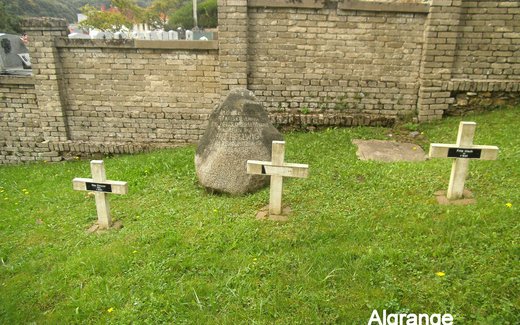 Ansicht der Kriegsgräberstätte Algrange