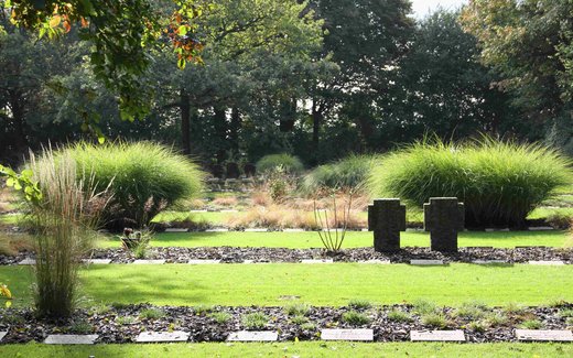 Ansicht der Kriegsgräberstätte Bensheim-Auerbach