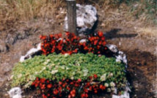 Ansicht der Kriegsgräberstätte Bad Berleburg-Kühude-Gemeindefriedhof