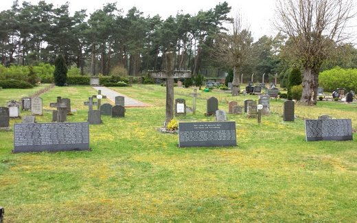 Ansicht der Kriegsgräberstätte Kaarßen