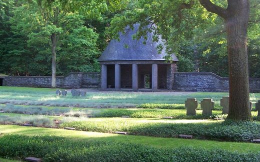 Ansicht der Kriegsgräberstätte Bad Kreuznach, Lohrer Wald
