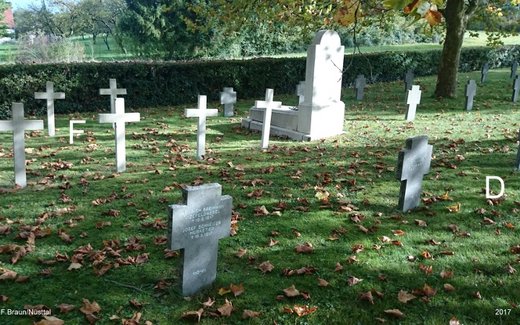 Ansicht der Kriegsgräberstätte Avricourt