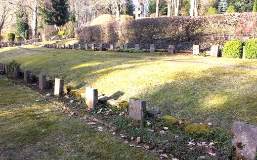 Ansicht der Kriegsgräberstätte Bad Lauterberg, Bergfriedhof