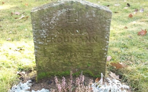 Ansicht der Kriegsgräberstätte Laatzen, Ahornstr.