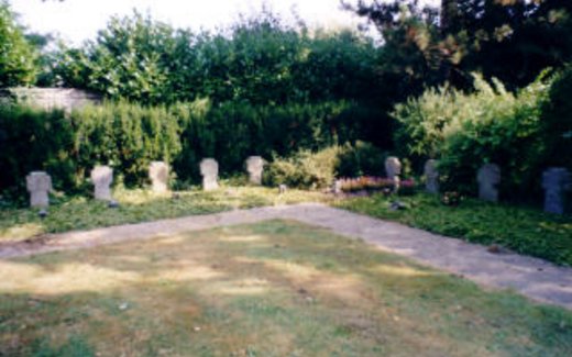 Ansicht der Kriegsgräberstätte Aachen-Richterich