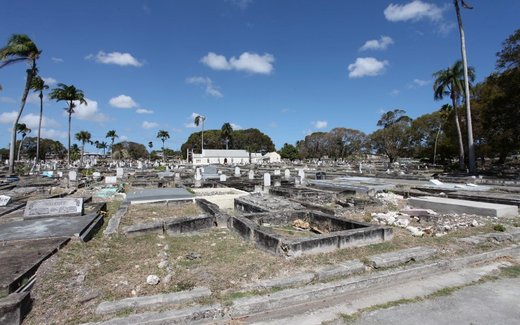 Ansicht der Kriegsgräberstätte Barbados-Westbury Cemetery