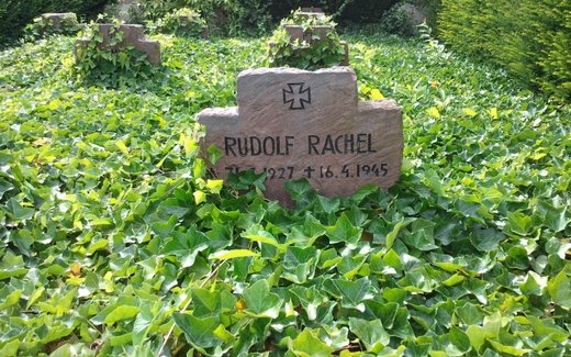 Ansicht der Kriegsgräberstätte Bad Fallingbostel, Ev. - luth. Friedhof Vogteistr.