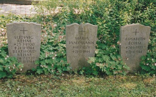 Ansicht der Kriegsgräberstätte Damm, Fdh.